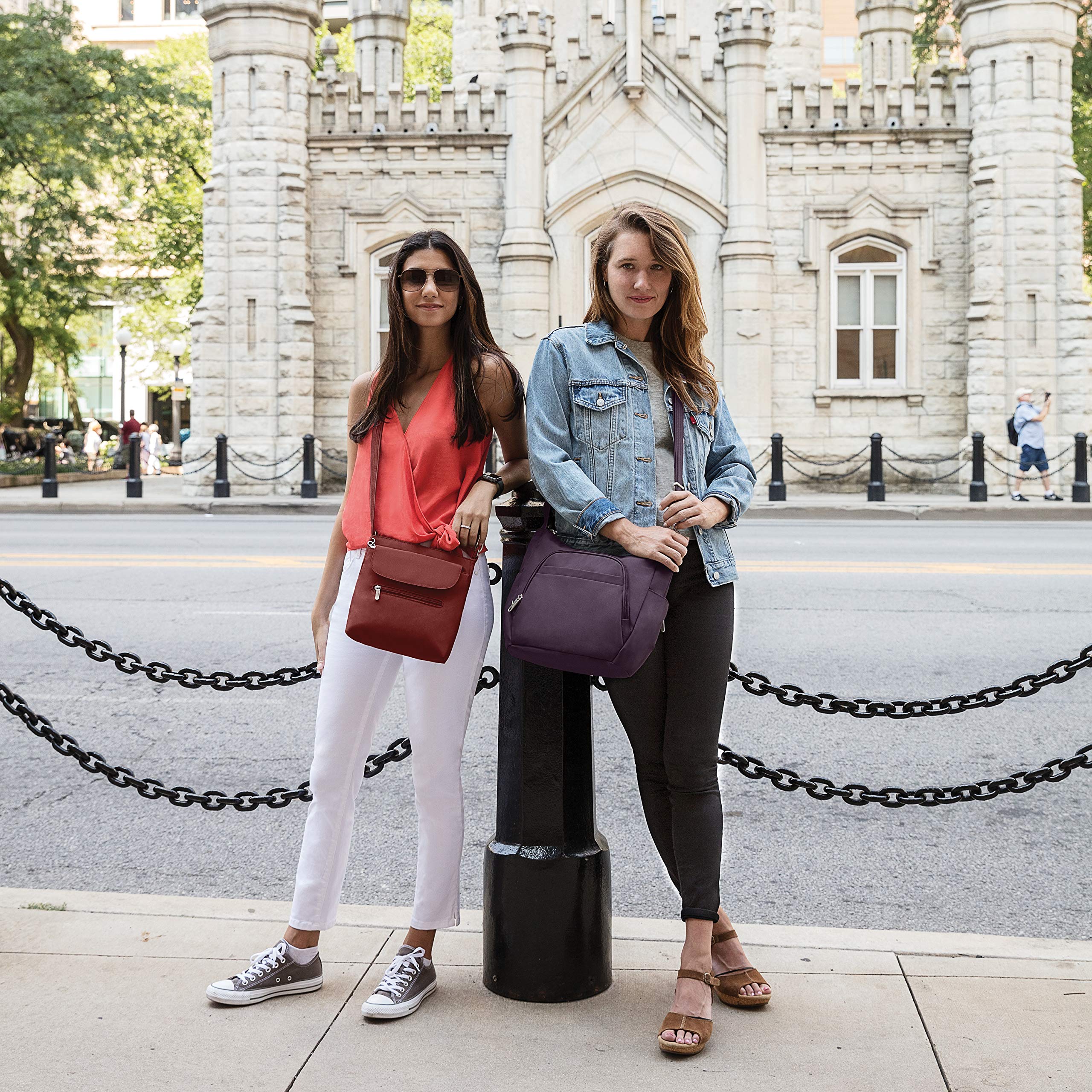 Travelon AntiTheft CrossBody Bucket Bag, Black, One Size Buy Online