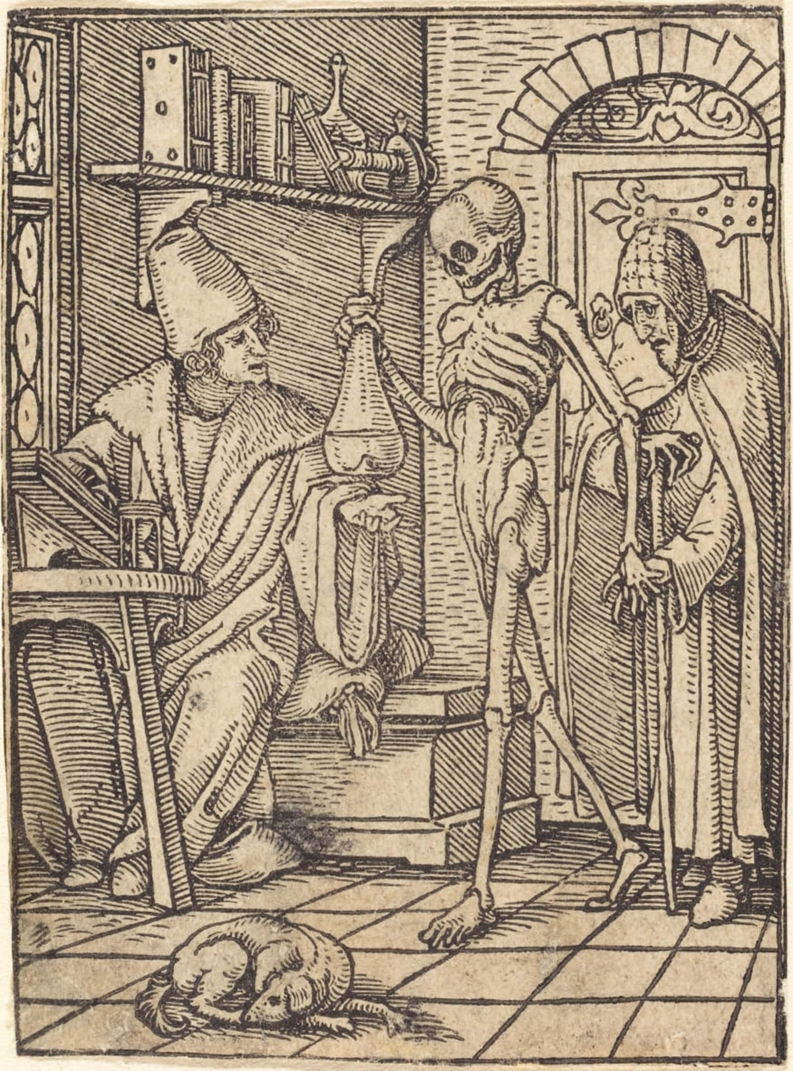 ARTXLXXBN Famous Art Print Poster Vintage Wall Art the Physician by Hans Holbein the Younger Canvas Art Poster for Home Decor 60x90cm