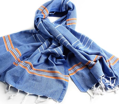 Miniatura 10 de Toalla de baño Cacala 100% de algodón, pestemal turco rayado