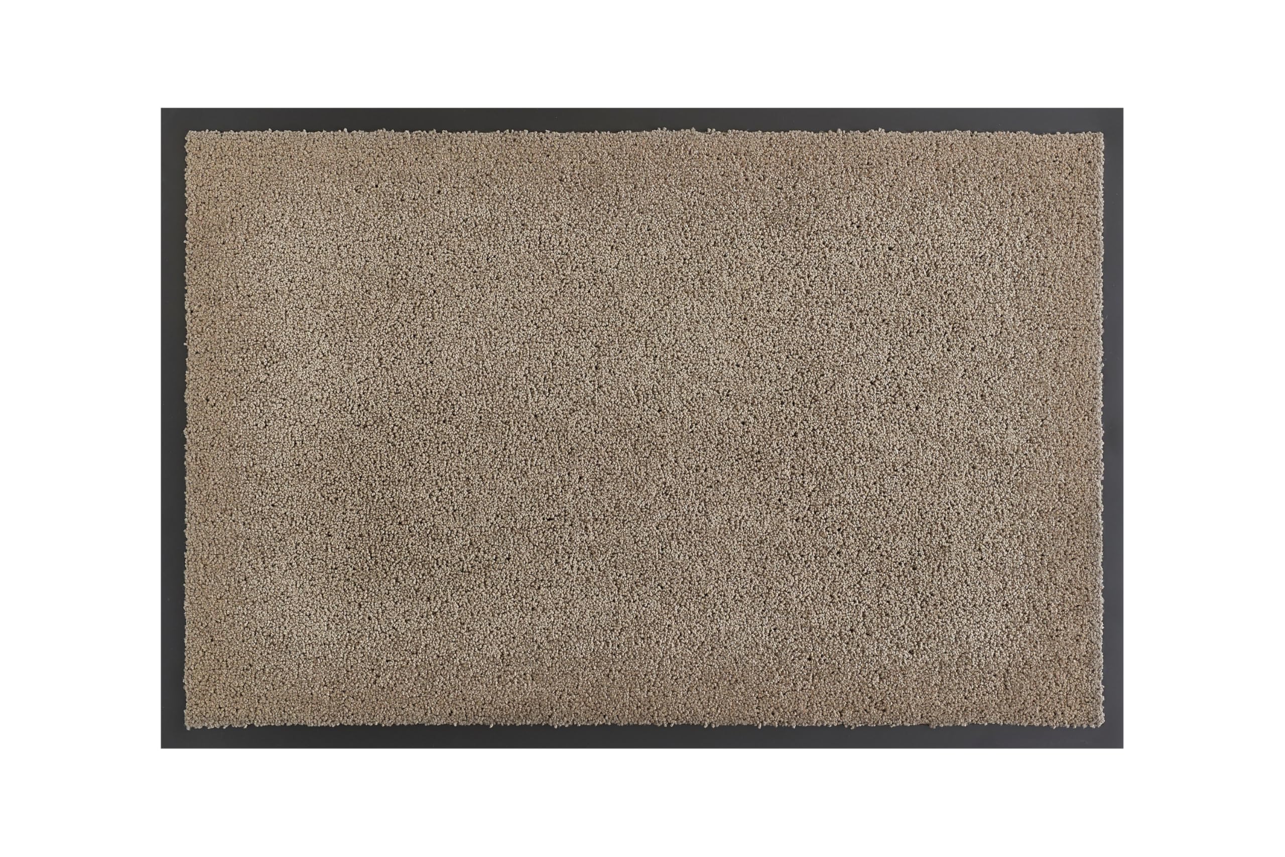 Andiamo Zerbino Elektra - Tappetino Antisporco per l'Ingresso di Casa - Ideale per Interni o Aree Esterne Coperte - 90 x 150 cm Taupe
