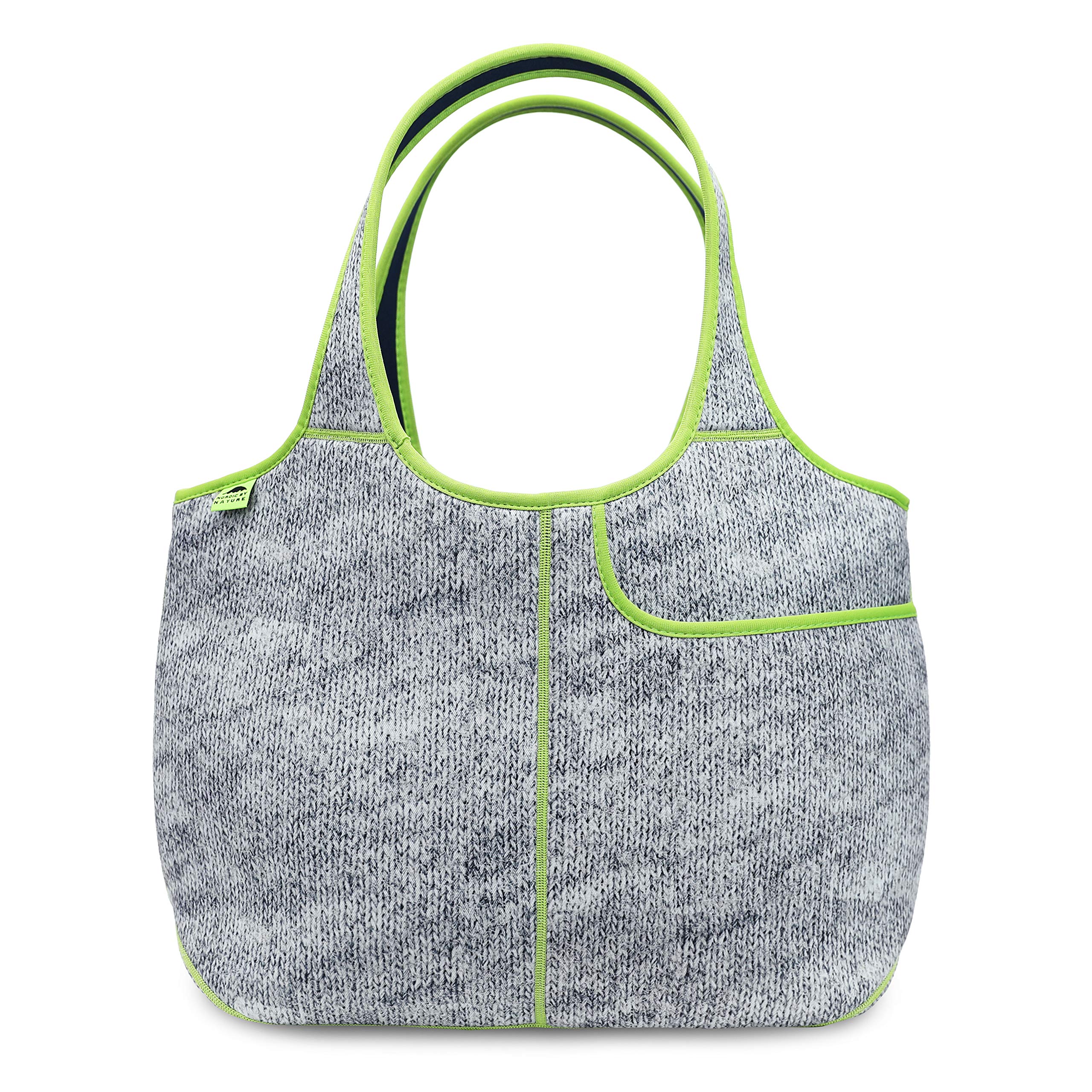 Women's Soft Tote Shoulder Bag Neoprene Handbag Laptop Computer Travel Bag Purse