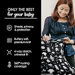 Milk Snob Guerres des étoiles originales 5-in-1 Couverture, Petit Rebel, intimité pour l'allaitement, Siège de voiture bébé, Carrier, Poussette, Chaise haute, Panier, Salon Canopy - L'essentiel du nouveau-né, soins infirmiers Haut