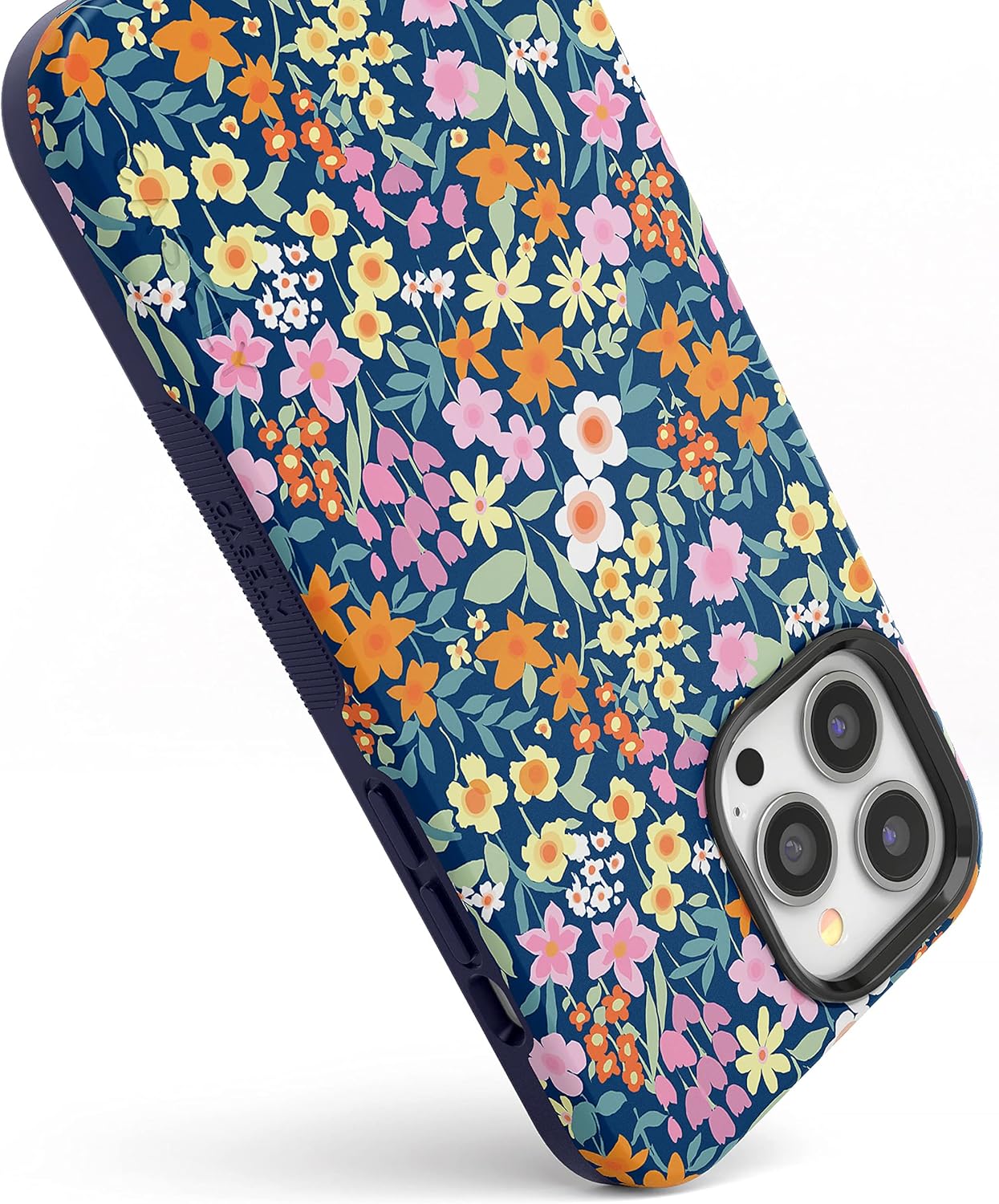 Casely iPhone 13 Pro Max Case | Full Bloom | Navy Floral | Bold Protective Design | Compatible with MagSafe - Image 4