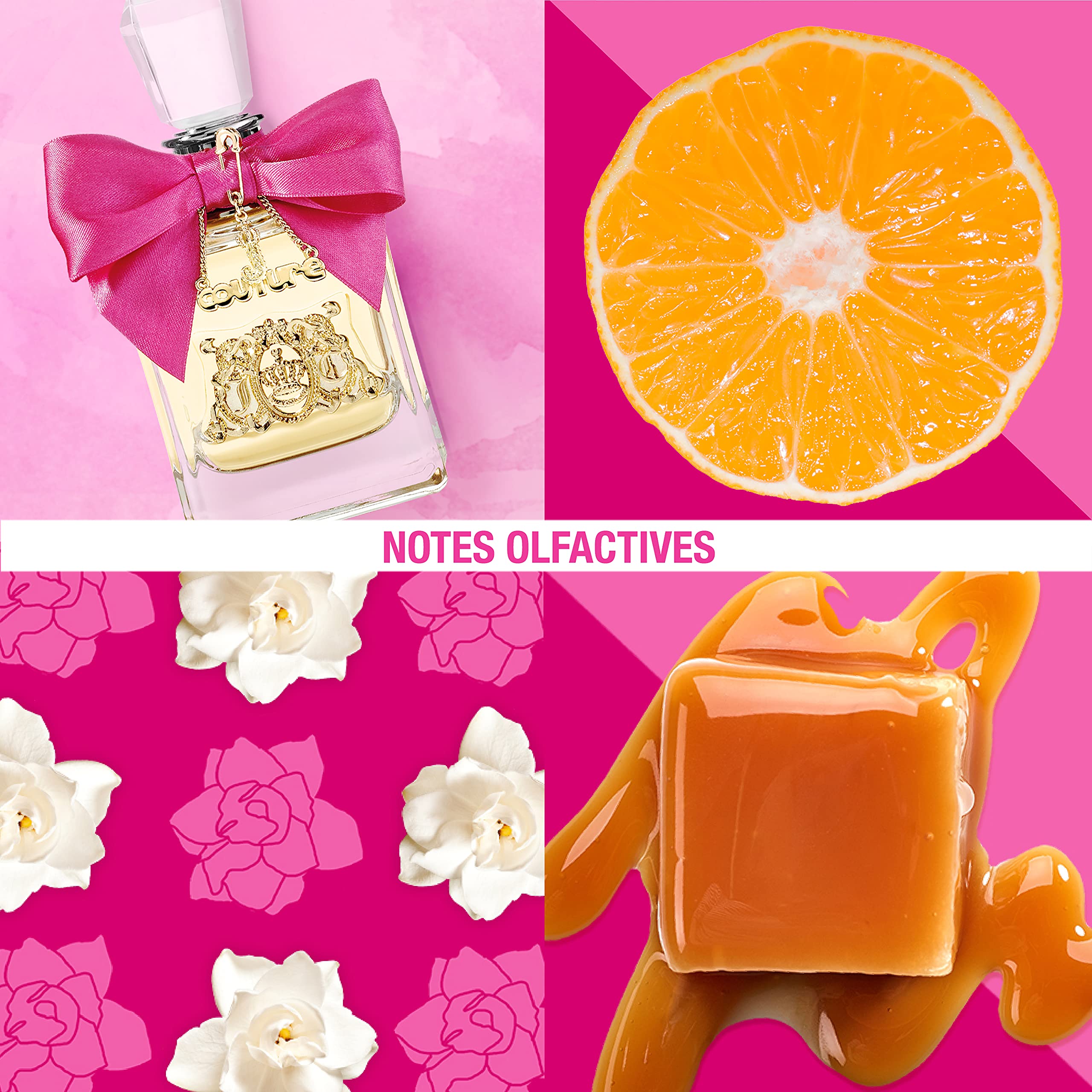Juicy Couture - Viva La Juicy - Gold Couture - Eau de Parfum pour Femme - Senteur Florale Fruitée & Gourmande - Spray Vaporisateur - Fragrance Sensuelle - Parfum Durable