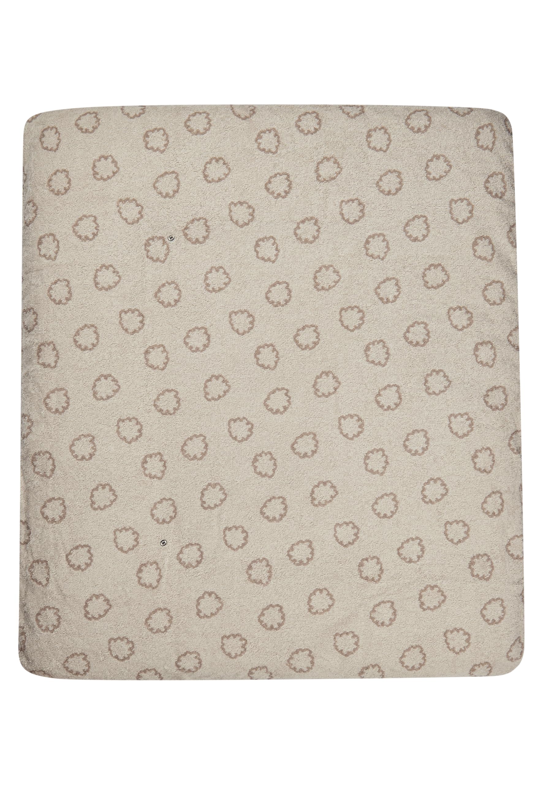 Sterntaler Wickelauflagenbezug Bauernhof - Bezug für Wickelauflage aus saugfähigem Jacquard mit abtrennbarem wasserundurchlässigem Frottee Teil - Ideal für jeden Wickeltisch, sandfarben