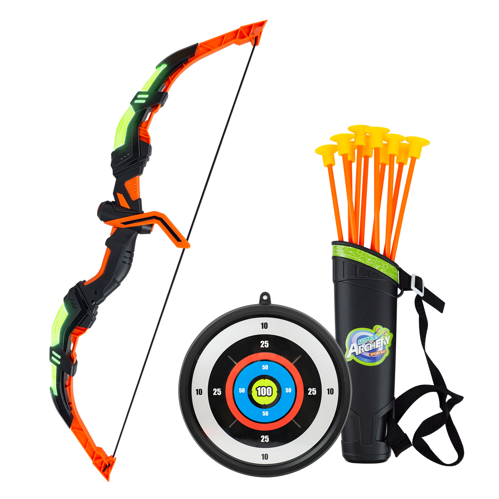 Arc Composé Pour Débutant AMEYXGS MUSEN - 15-29 Lbs, 19-28" - Ensemble Avec Flèches (Jeunesse/Ado)