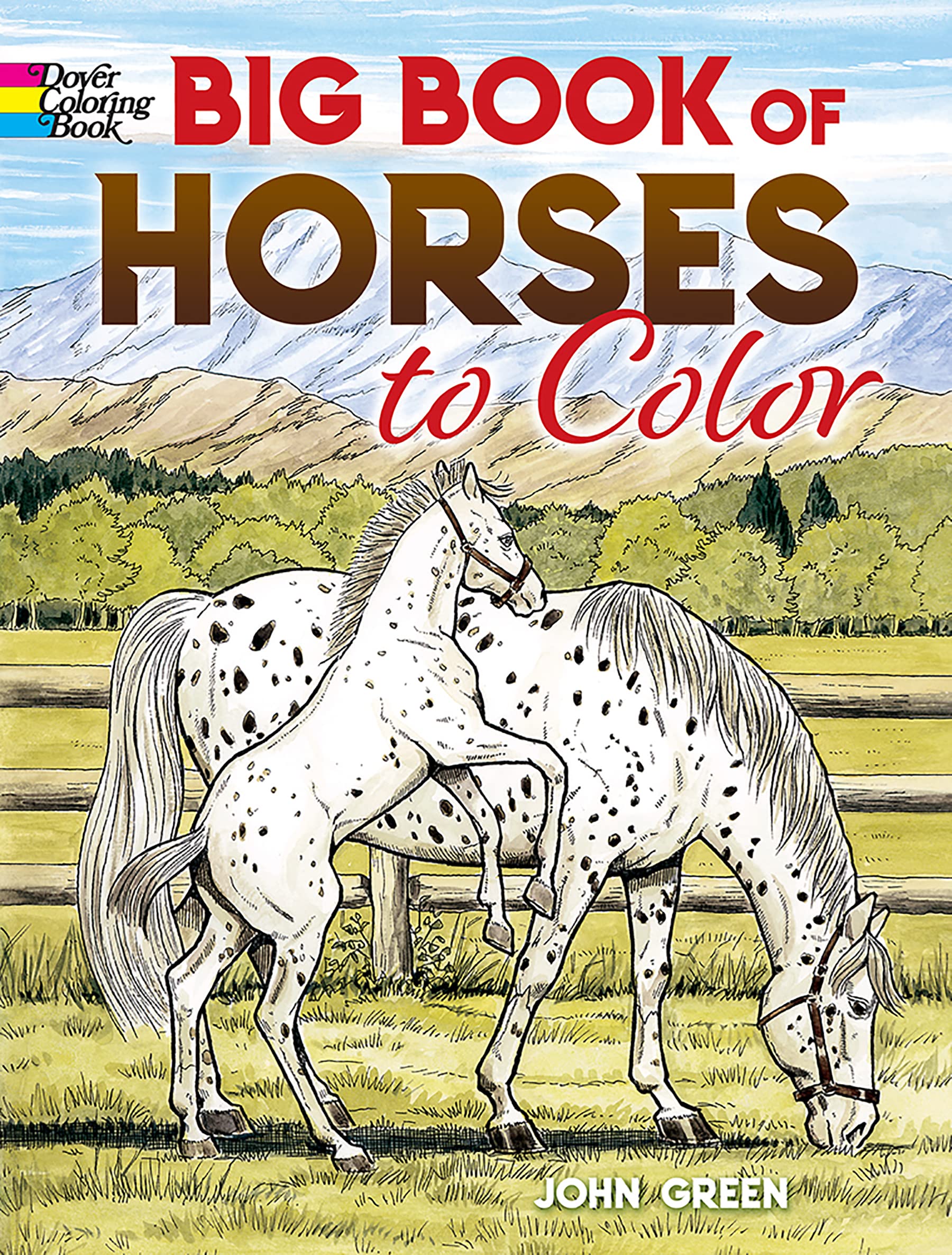 Big Book of Horses to Color: With 453 Illustrations, Medieval to Modern