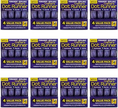 AdTech Dot Glue Runner-Case Pack, PURPLE 12 Pack