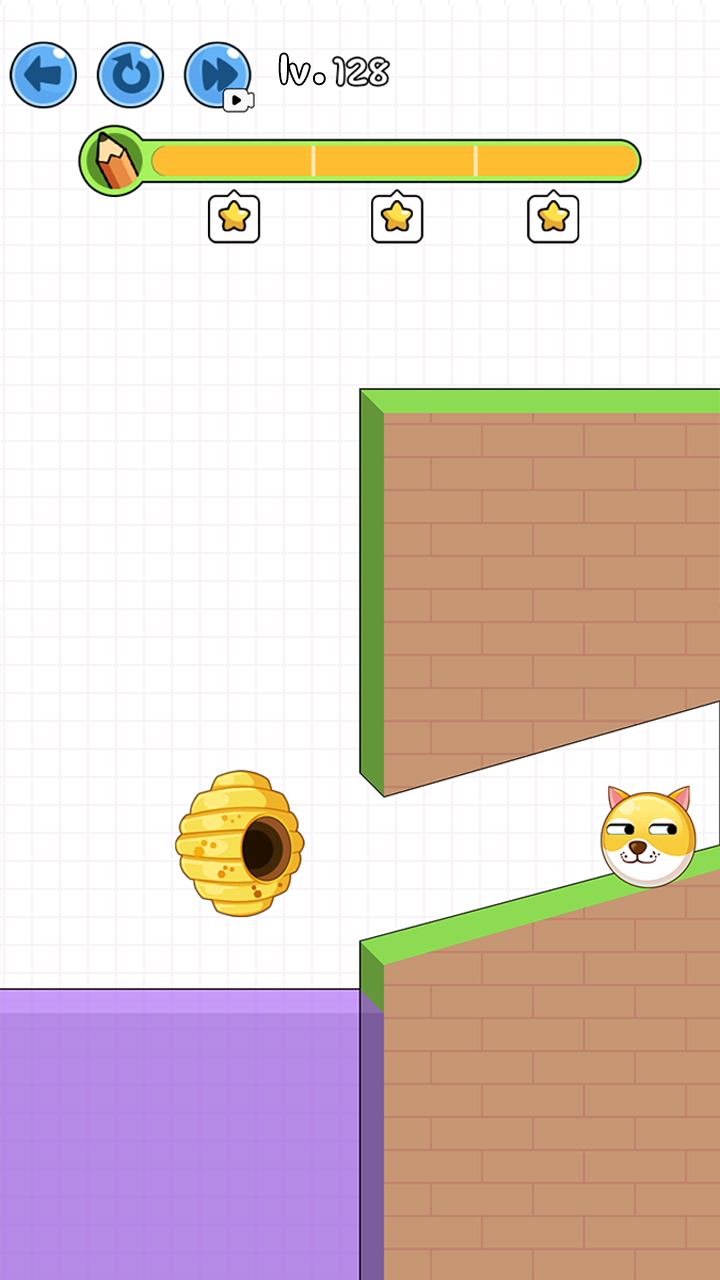 Protect The Dog - saving my pretty doge by drawing lines