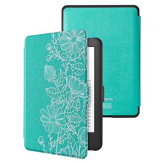 WALNEW Case for Kindle Paperwhite Prior to 2018(Model No.EY21 or DP75SDI) - PU Leather Case Smart Protective Cover Only Fits Old Generation Kindle Paperwhite Prior to 2018