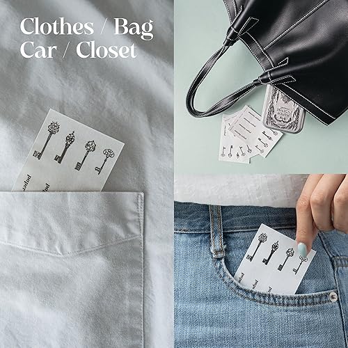 Miniatura 7 de Juego de incienso de papel con estuche de metal vintage, 48 hojas, incienso con buen olor para relajarse, meditación, yoga, aromaterapia, combustión