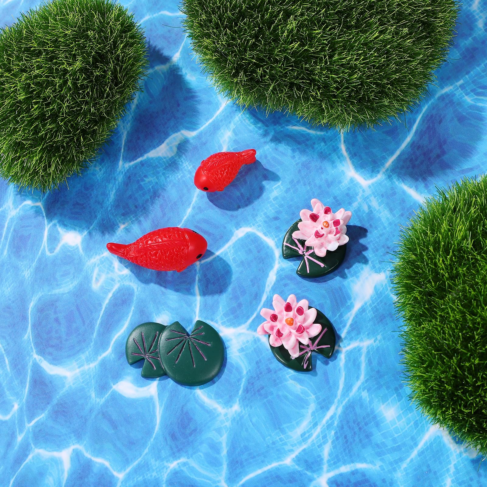 Operitacx 5 Fogli Foglio Effetto Acqua Ondulata 11.61X8.27 Pollici Carta Finta Acqua per Modellismo Tavolo di Sabbia Mini Paesaggi DIY Decorazione Fiume Artificiale