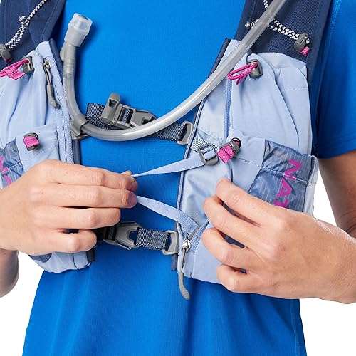 Miniatura 9 de Nathan Vapor Airess 3.0 - Chaleco de hidratación de 7 litros con vejiga de 2 litros, correas de hombro de malla de aire, bolsillos delanteros y