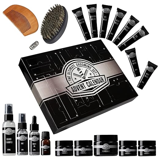 Calendrier homme soins et barbe