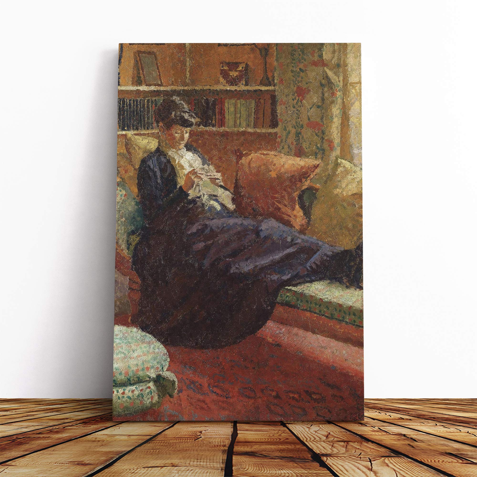 Wall Malcolm Drummond Art Canvas Print | Gallery Wrapped 30mm Frame Wall Art | 20x14 inches | Ready to Hang | Contemporary Picture | Living Room Bedroom Lounge Office