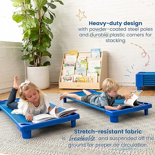 Miniatura 4 de ECR4Kids Camacatre estándar para niños pequeños (Paquete de 6), Azul, 1