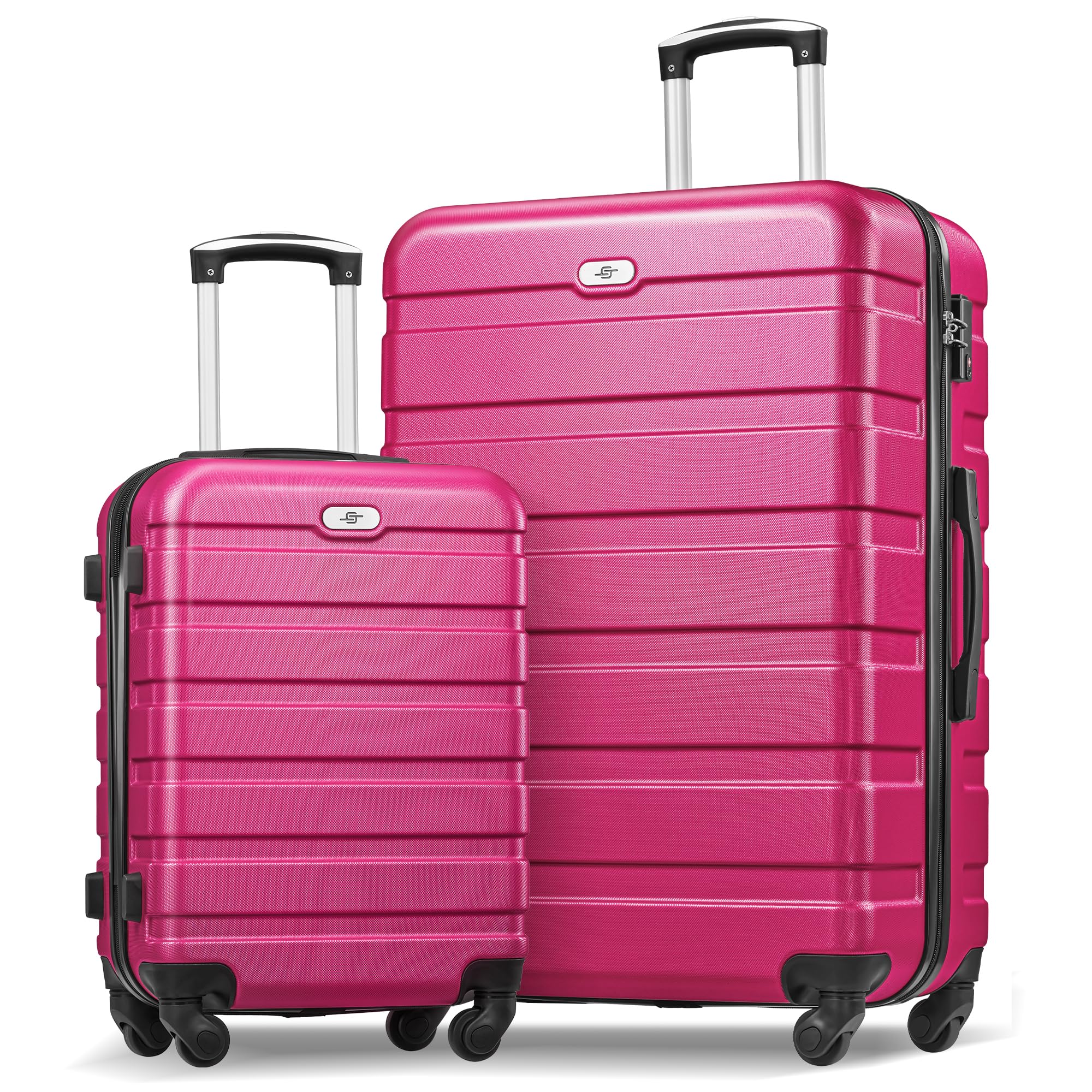 Luggage Sets 2 Piece with Spinner Wheels,Hard Shell 20 Carry on Suitcase and 28 inch Luggage with Spinner Wheels Suitcase Set with TSA Lock(20in/28in)