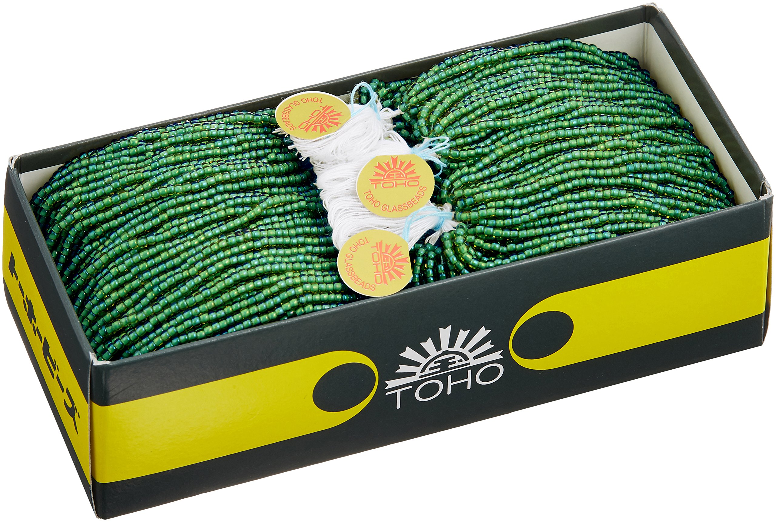 Amazon.co.jp: TOHO 丸小ビーズ 6束入り 糸通しビーズ 外径約2.2mm No