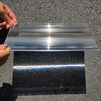 Linear Fresnel Lens, 300x200mm, Focal Length 100mm, for Solar Project, Optical Education, DIY Project
