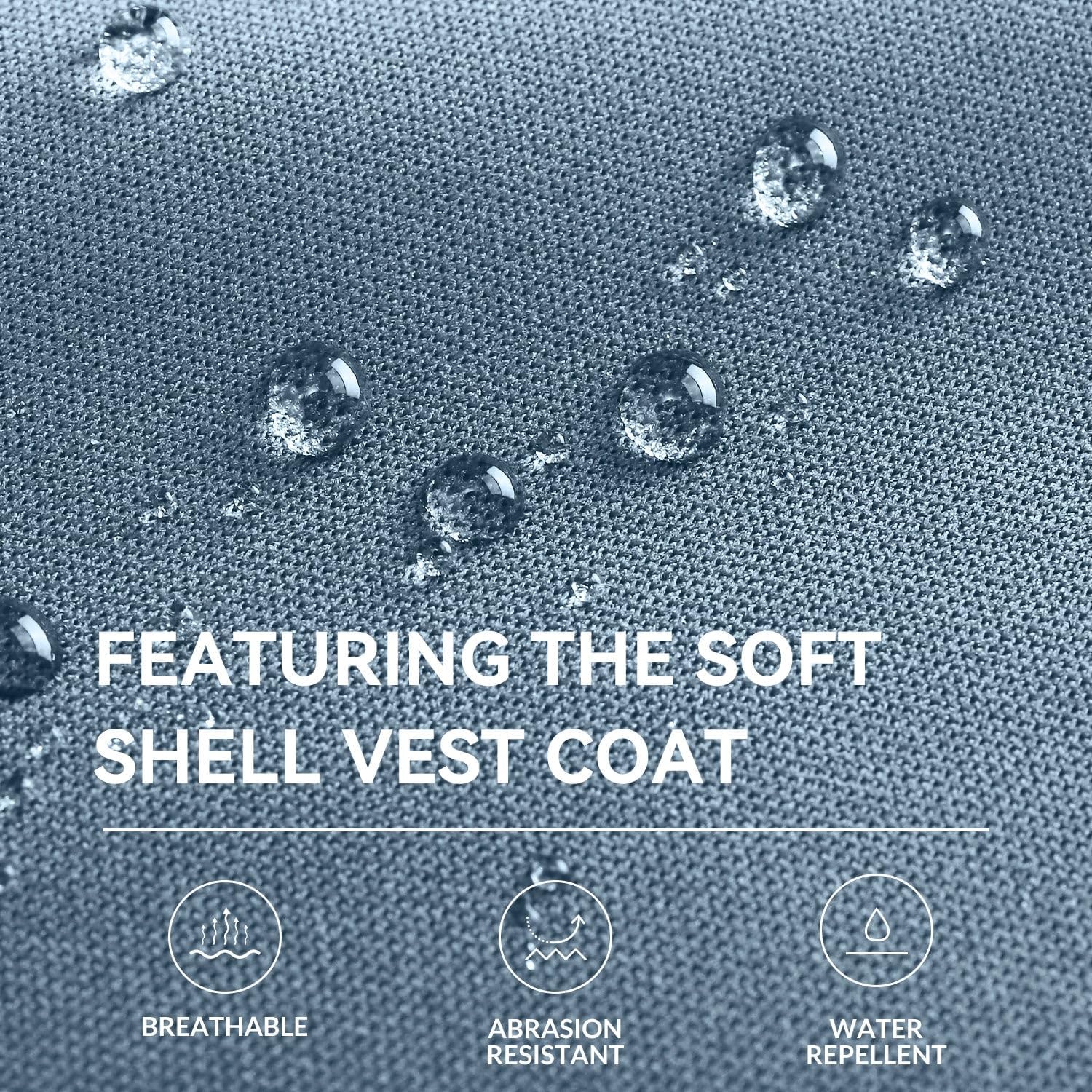 baleaf Women's Lightweight Vest Softshell Sleeveless Jacket Windproof Stand Collar with Zipper Pockets Running Hiking Golf - Image 5