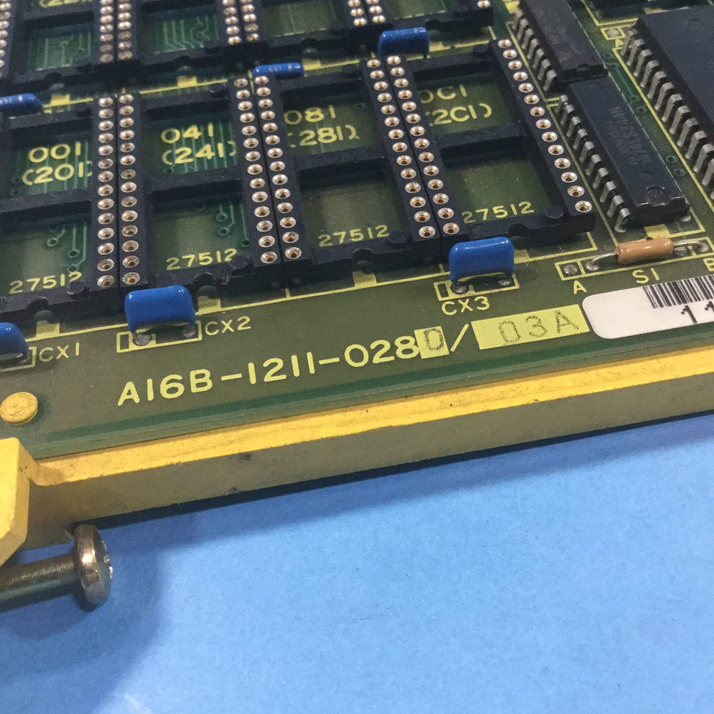 FANUC A16B-1211-0280/03A A16B-1211-0280 Memoria de placa de PC 11 Control digital