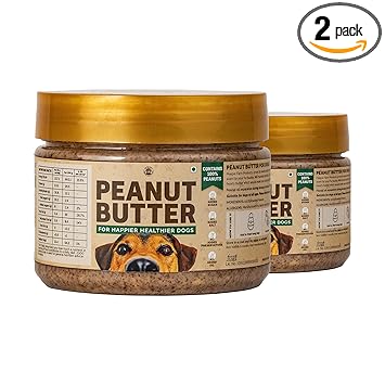 Peepal Farm Peanut Butter for Dogs Pack of 2 (250g Each)