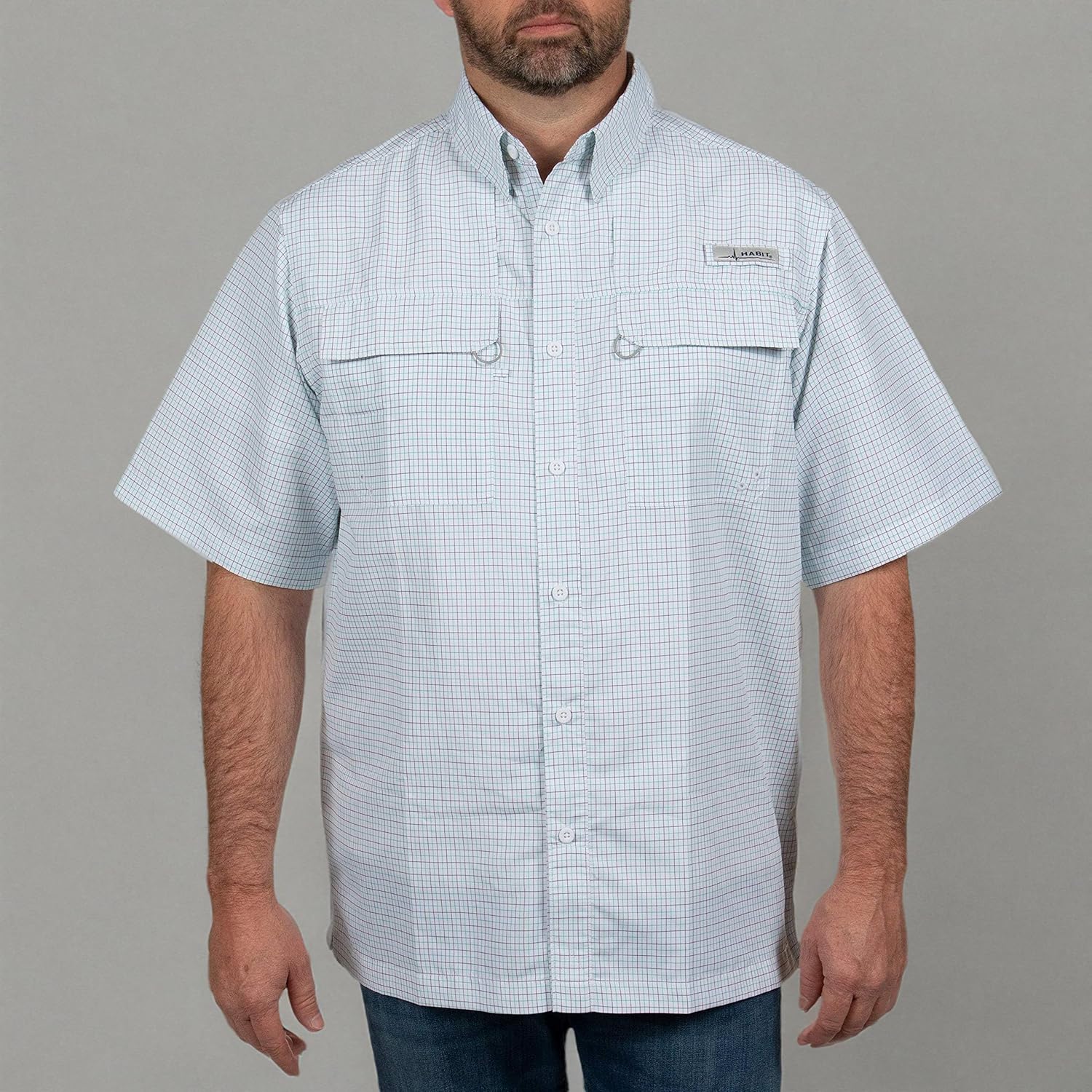 HABIT Men's Skirr River Shirt Short Sleeve - Image 6