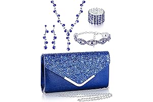 5 Pcs Stunning Rhinestone Jewelry Set: Adorn Yourself with Royal Elegance