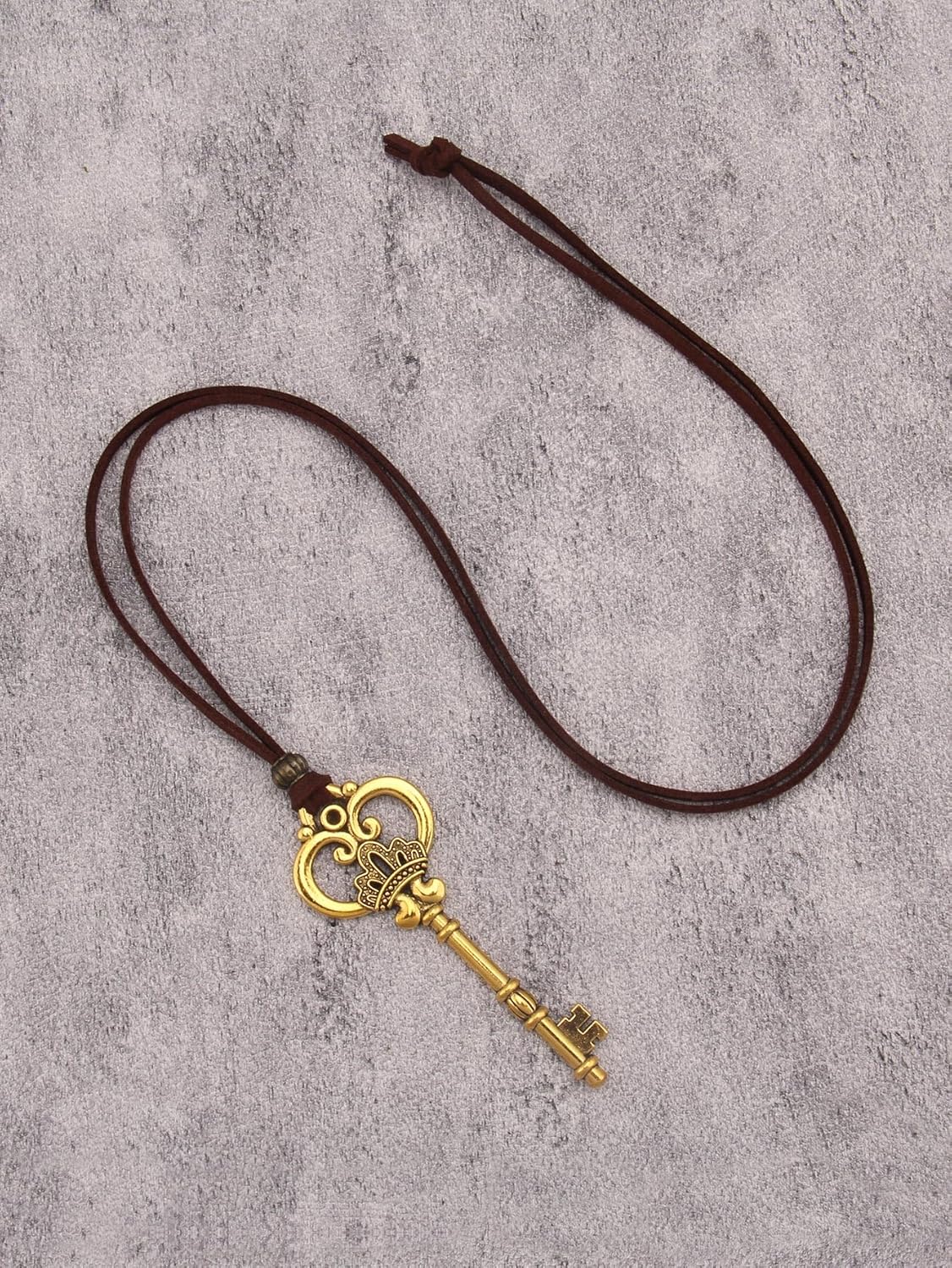 Jeilwiy Boho Statement Necklace for Women Chunky Hippie Necklace Womens Long Leather Necklaces Black Choker Bohemian - Image 3