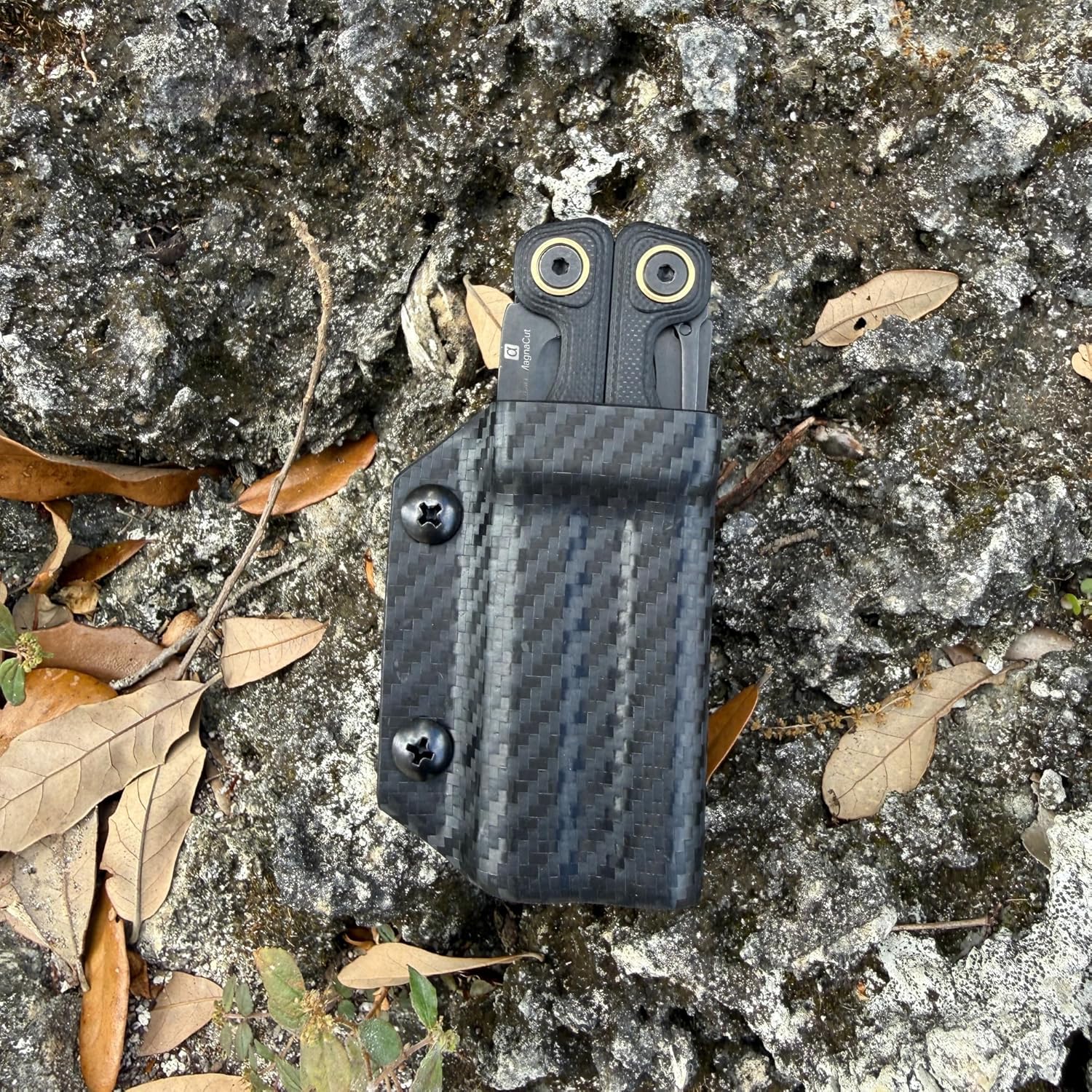 Clip & Carry Kydex Multitool Sheath for LEATHERMAN Wave Alpha - Made in USA - Multi Tool Sheath Holder Cover Belt Pocket Holster - Multi-Tool not Included