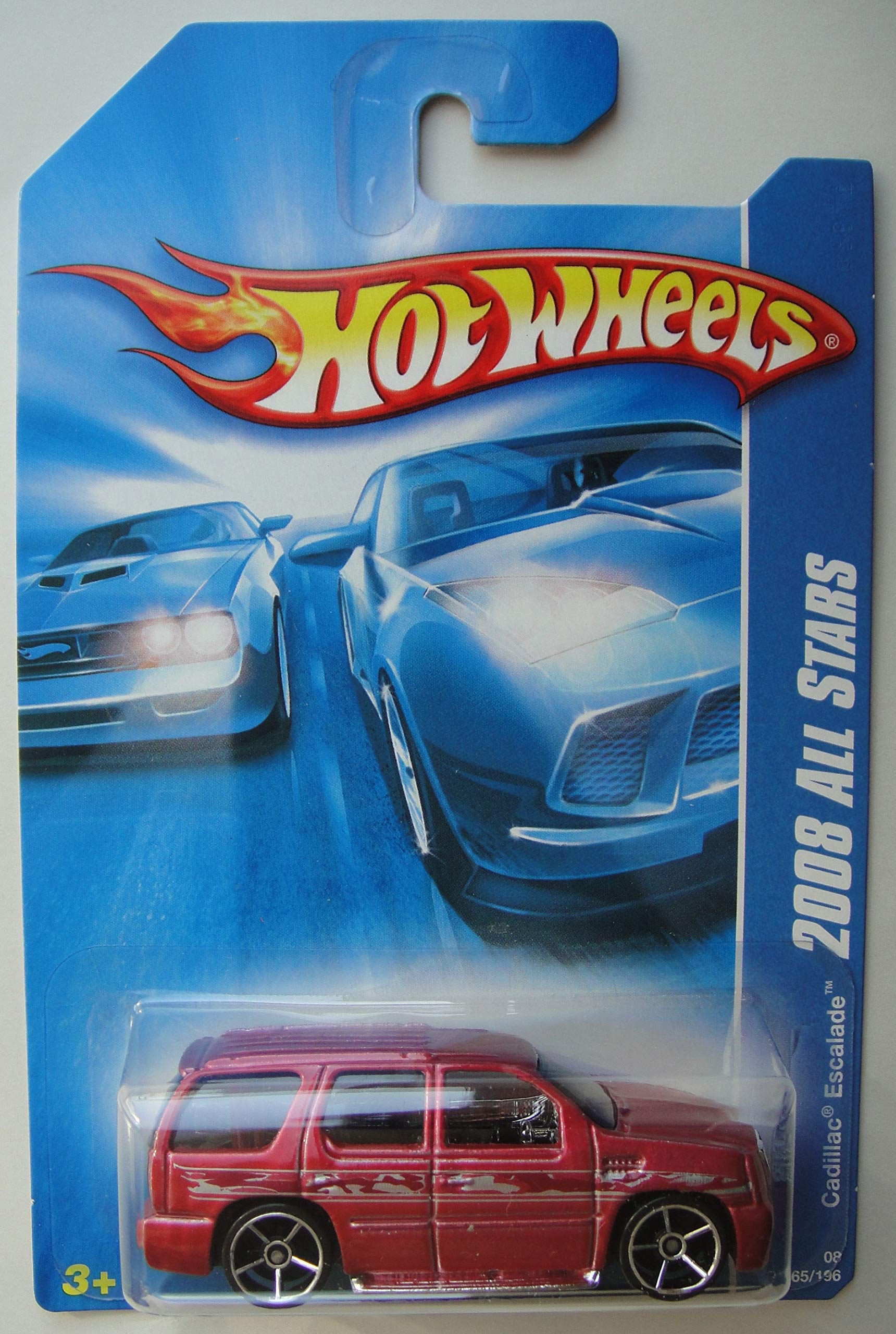 Hot Wheels 2008 All Stars Cadillac Escalade Burgundy Red