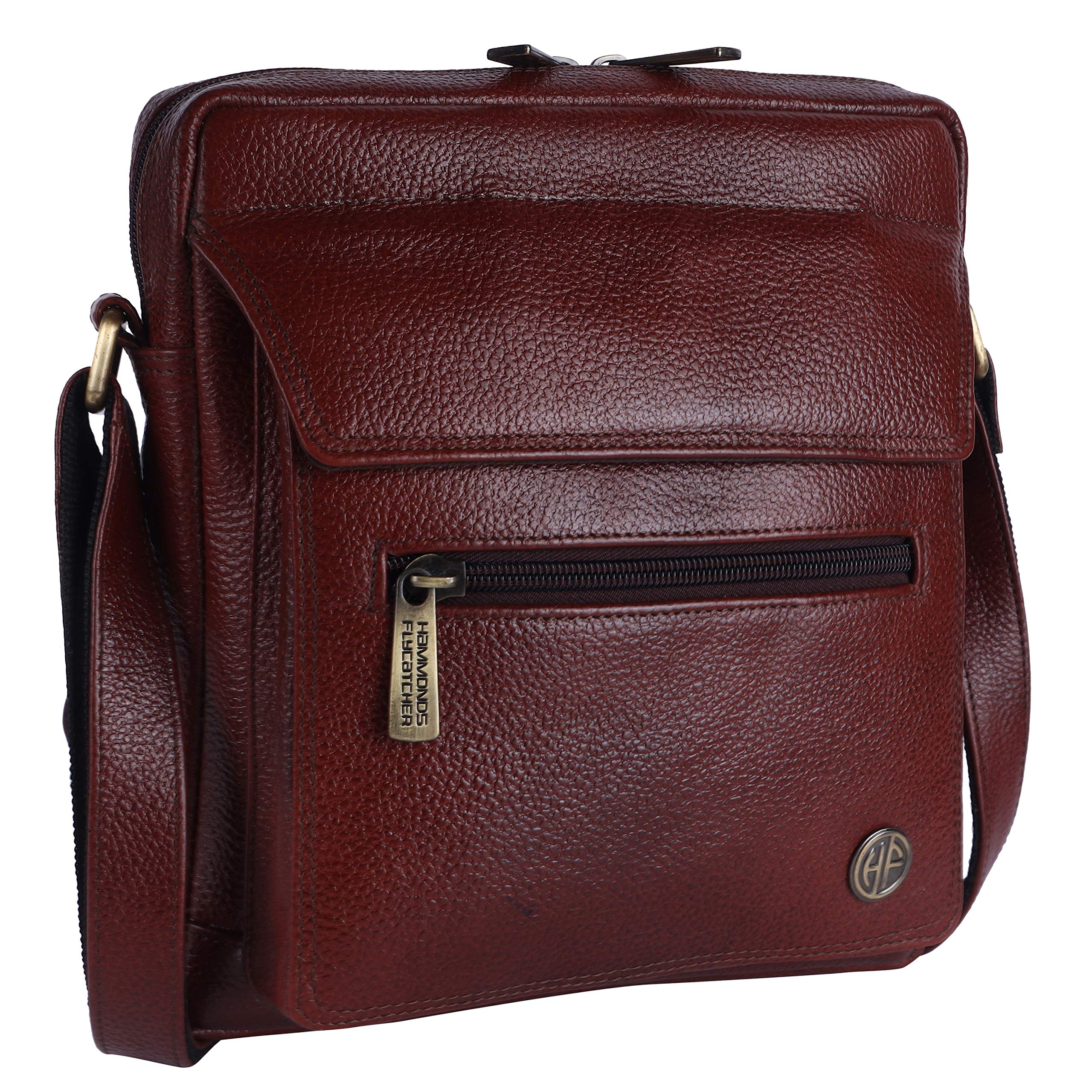 hammonds flycatcher Genuine Leather Sling Bag - Stylish and Spacious Crossbody Bag for Daily Use, Travel - Adjustable Strap, 1 Year Warranty-picture-13