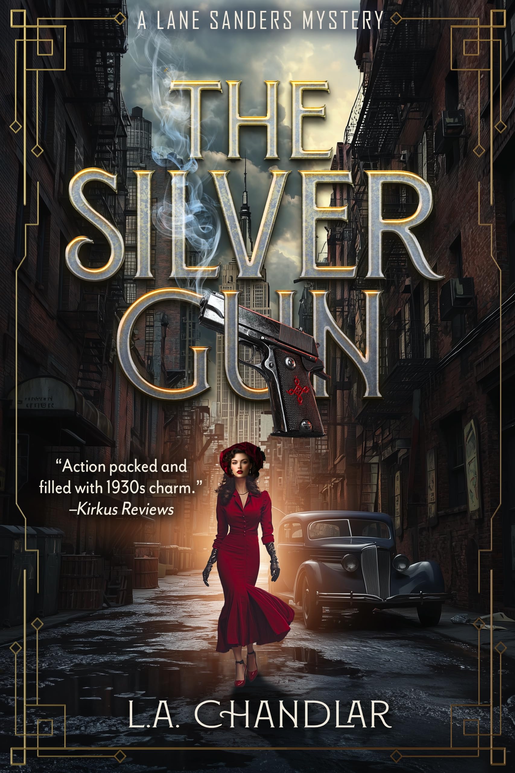 The Silver Gun (A Lane Sanders Mystery Book 1) cover