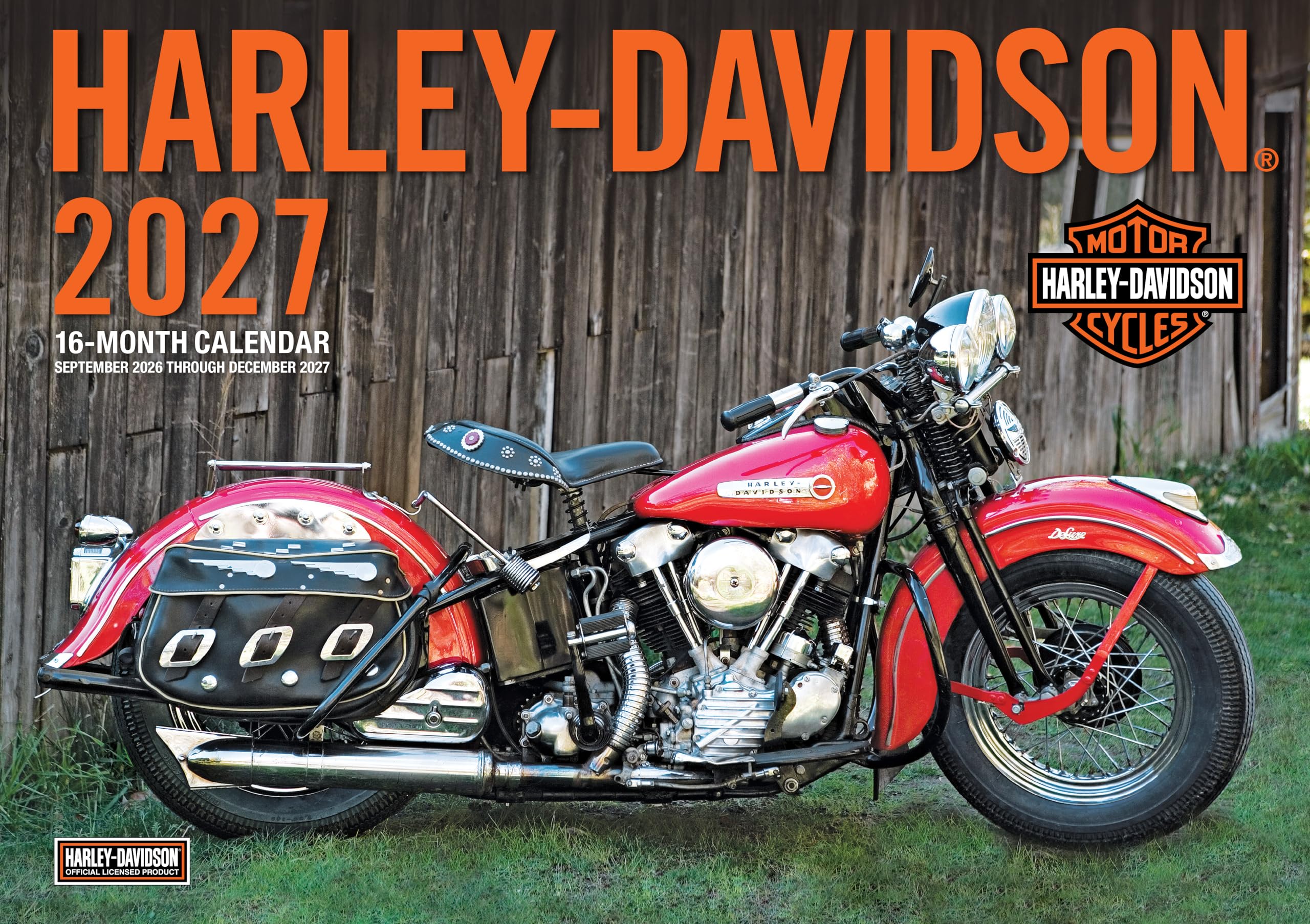 Harley-Davidson 2027 17x12: 16-Month Calendar--September 2026 through December 2027