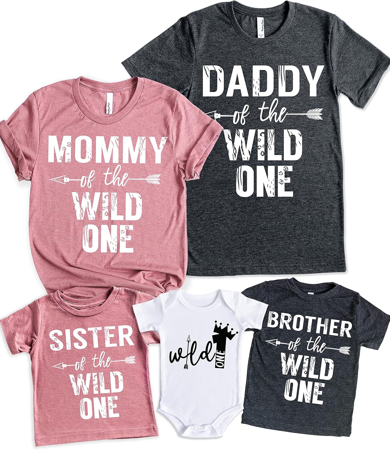 camisetas estampadas para papa mama e hijo