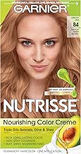 Garnier Hair Color Nutrisse Nourishing Hair Color Creme, Apricot Jam 84, Medium Warm Blonde, 1 Count - coolthings.us