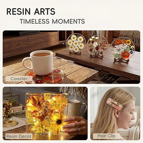 Miniatura 4 de Flores secas pastel vintage de 80P para manualidades, flores prensadas naturales reales en tonos suaves retro para arte de resina, manualidades de