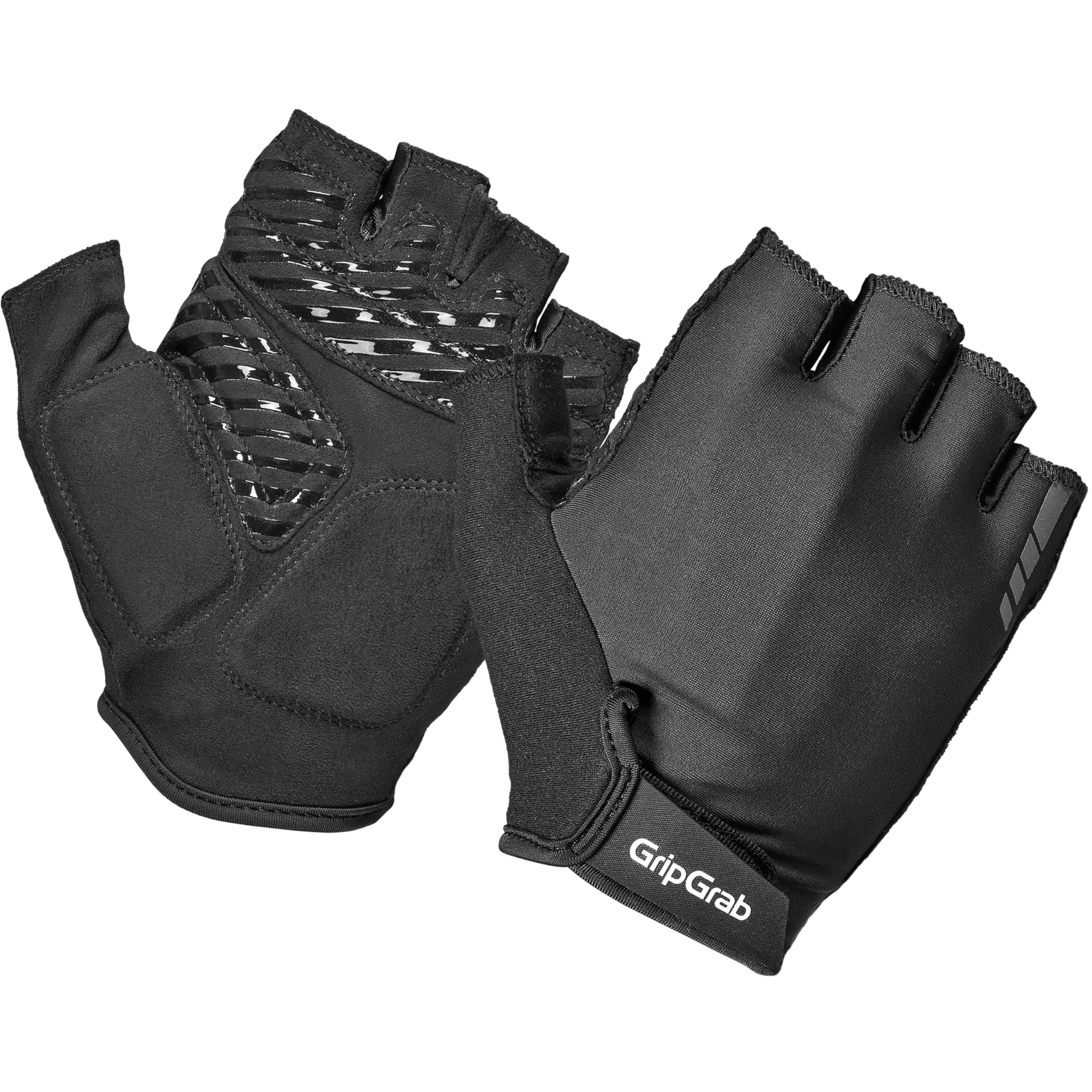 GripGrab ProRide RC Max Gepolsterte Kurzfinger Fahrradhandschuhe Sommer | Halbfinger Radhandschuhe mit RC Max Polsterung, Silikon-Grip, Frottee-Schweißwischer am Daumen und Klettverschluss
