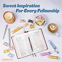 Vista 4 de Scripture Candy, bolsa de menta suave antigua de 2 libras, 160 piezas