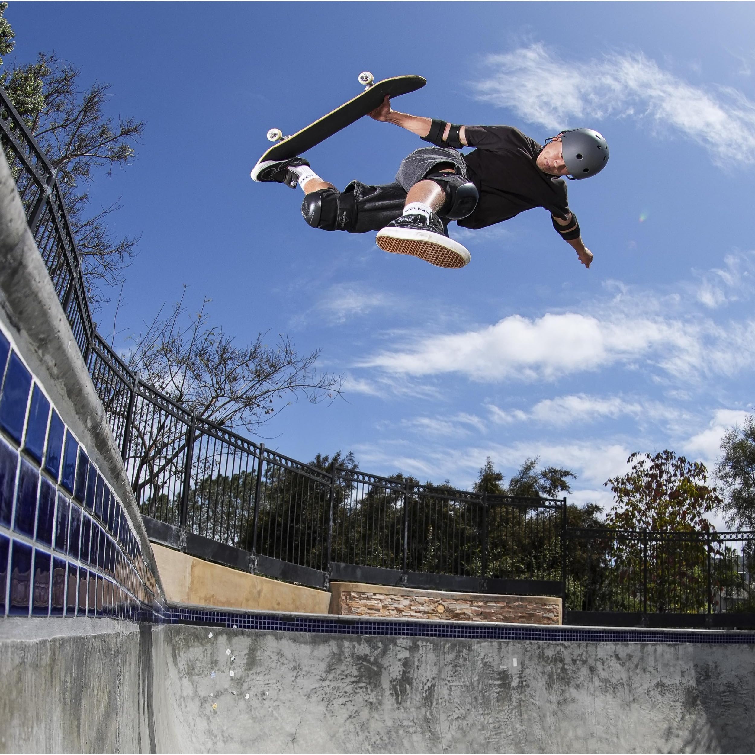 Pro-Tec Rodilleras Vert – Protección resistente y fiable para Vert, Park, Skateboarding, patinaje sobre ruedas y Roller Derby