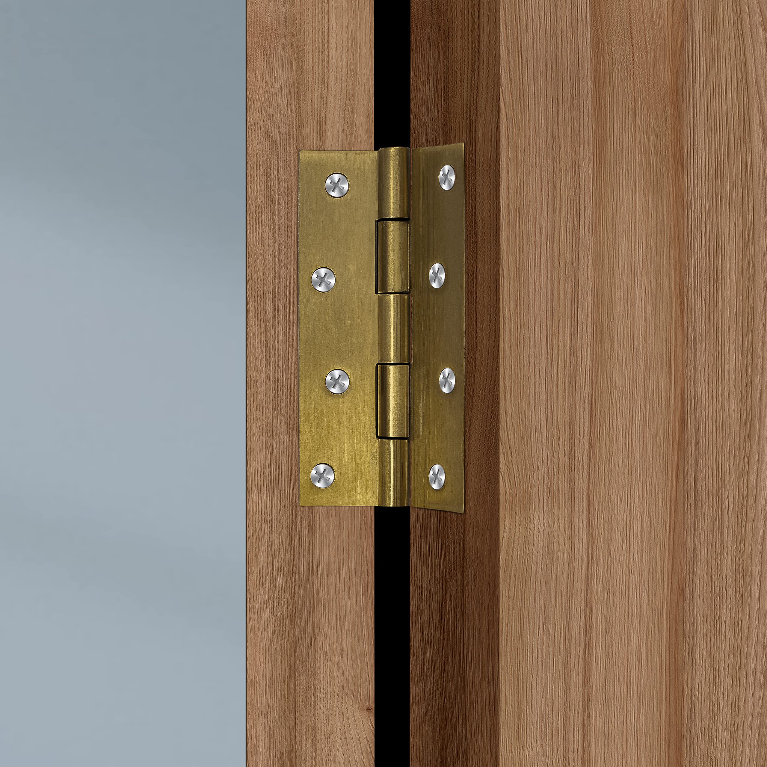 Heavy Duty Stainless Steel Door Hinges - Pack of 24 -2 Heavy Duty Stainless Steel Door Hinges - Pack of 24 -2