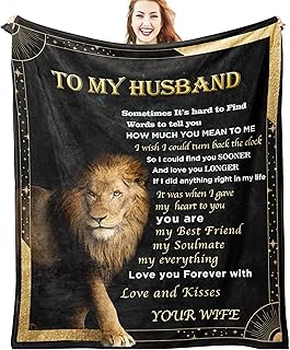Gifts for Husband Birthday Gift for Husband from Wife | Gifts for Husband from Wife, My Unique Presents for Husband Birthday Gift Ideas Romantic Husbands Blanket for Anniversary