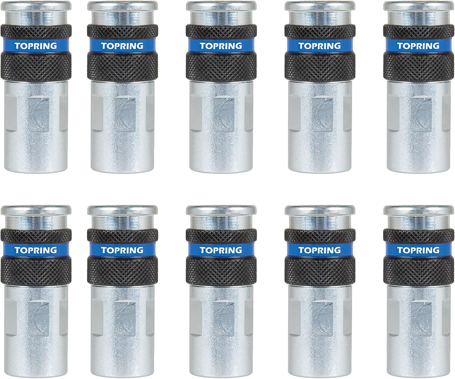 TOPRING 20.436.10 QSILVER2 QuickConnect Coupler, 1/4 Industrial, 3/8(F