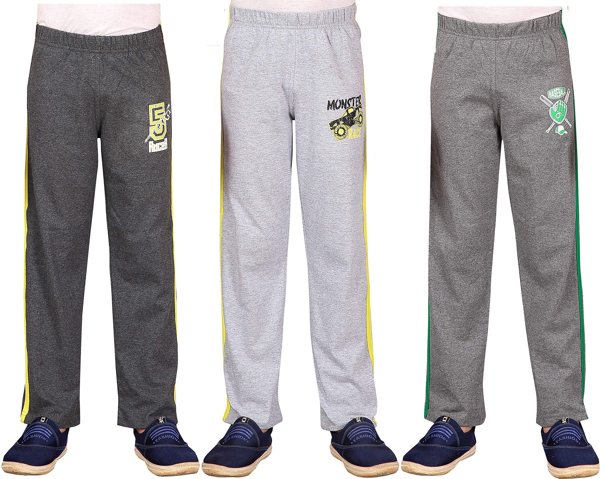 SOUTH TREE Boy's Regular Fit Trackpants (Pack of 3)-picture-11