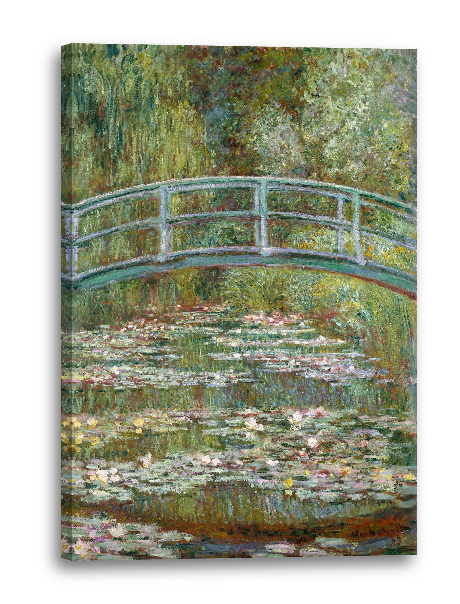 Claude Monet Pont Japonais Impression Toile Idéale Déco Chambre Douce