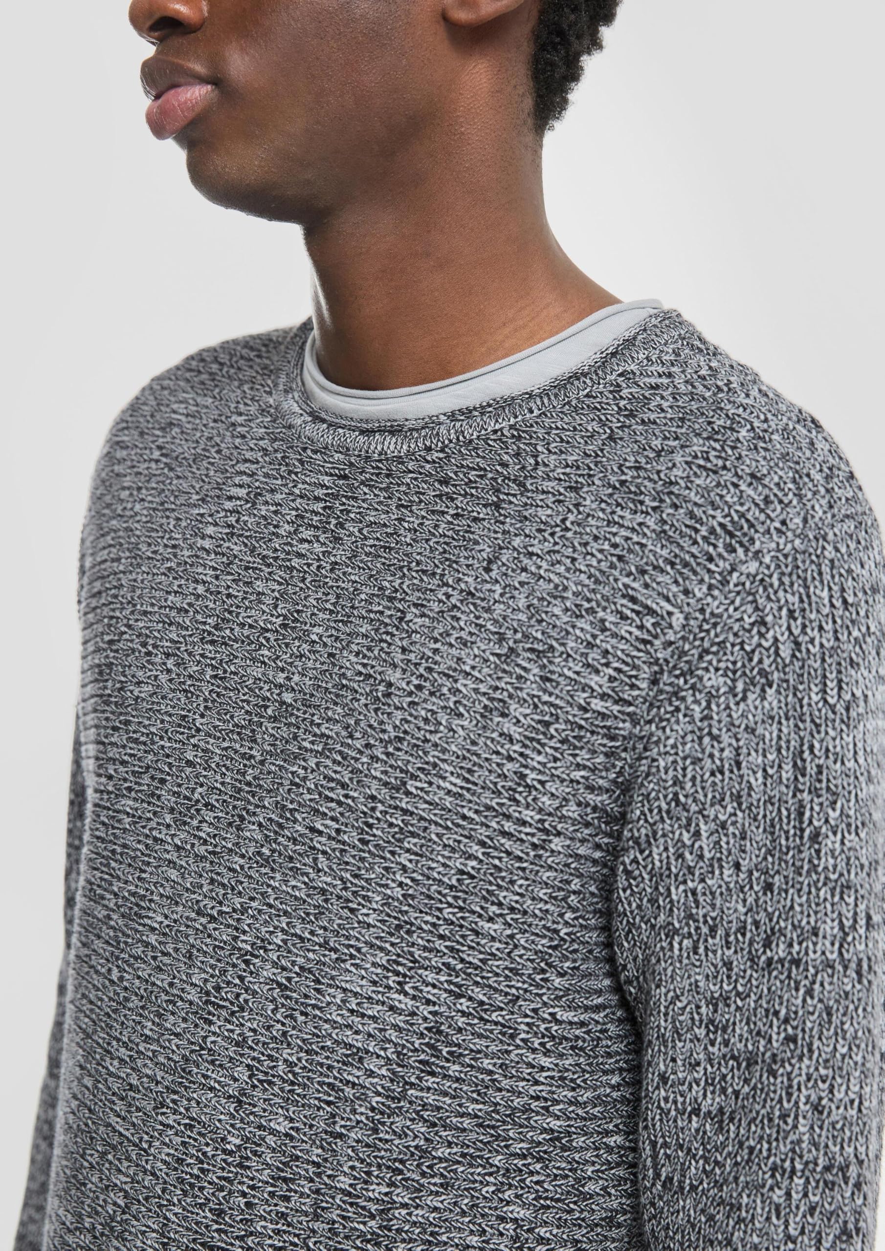 QS Pullover aus Melangegarn