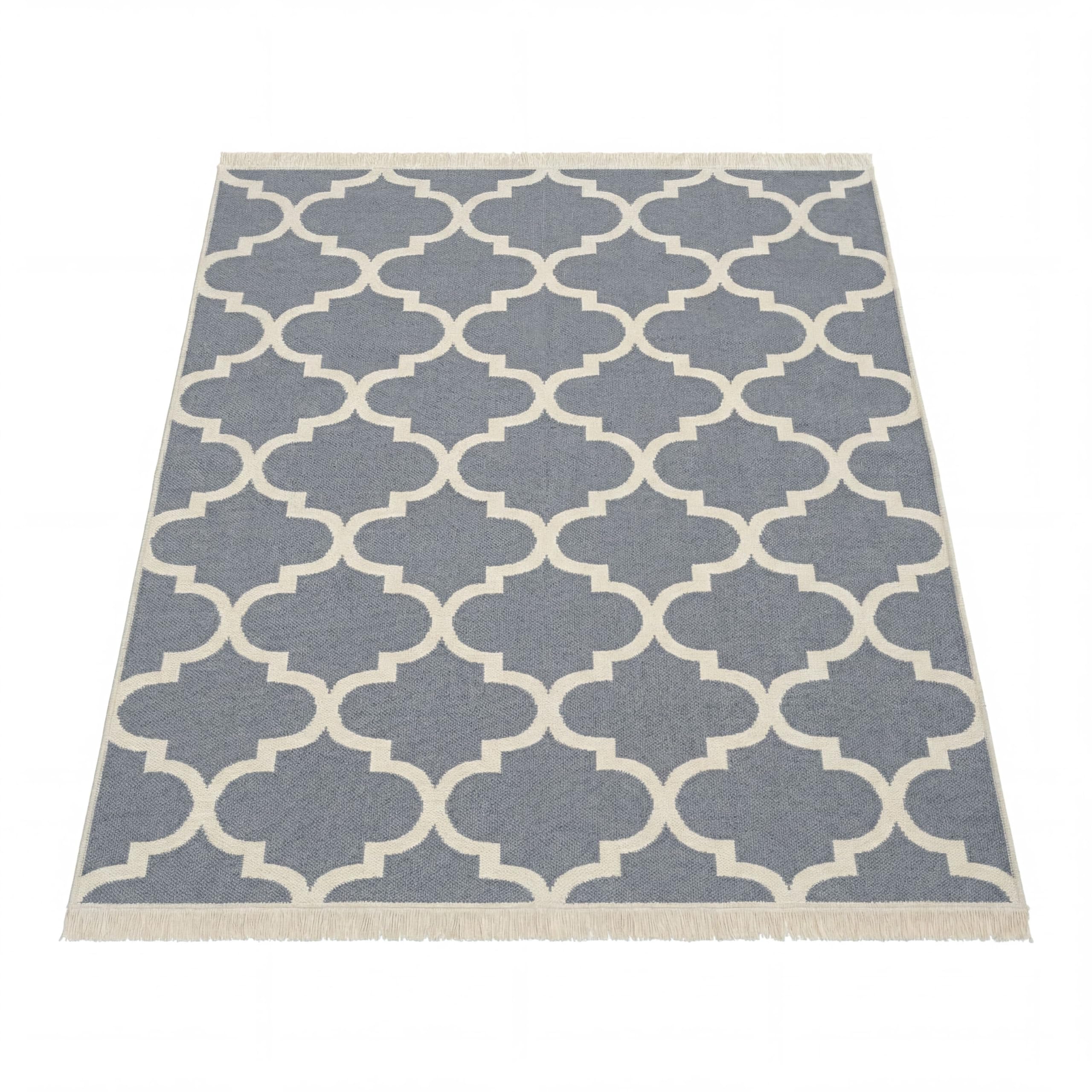 Paco Home Tappeto Salotto Moderno Soggiorno Lavabile In Lavatrice Motivo Scandinavo Motivo Boho, Colore:Grigio 3, Dimensione:60x180 cm