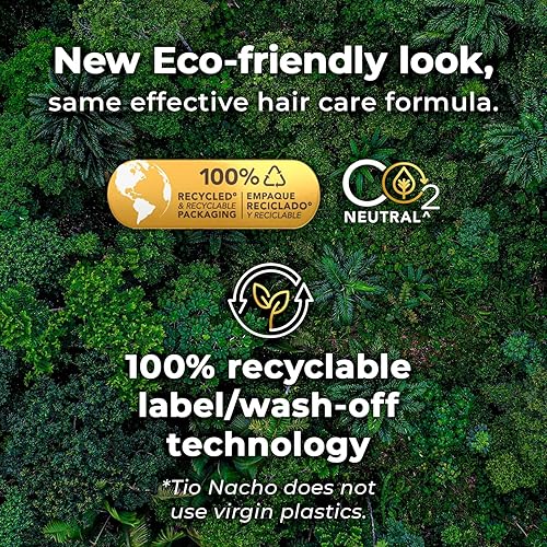 Miniatura 6 de Tio Nacho Juego de champú y acondicionador espesante Capilgross, jalea real, ortiga, aloe vera, reduce la pérdida de cabello, fortalece, nutre, da