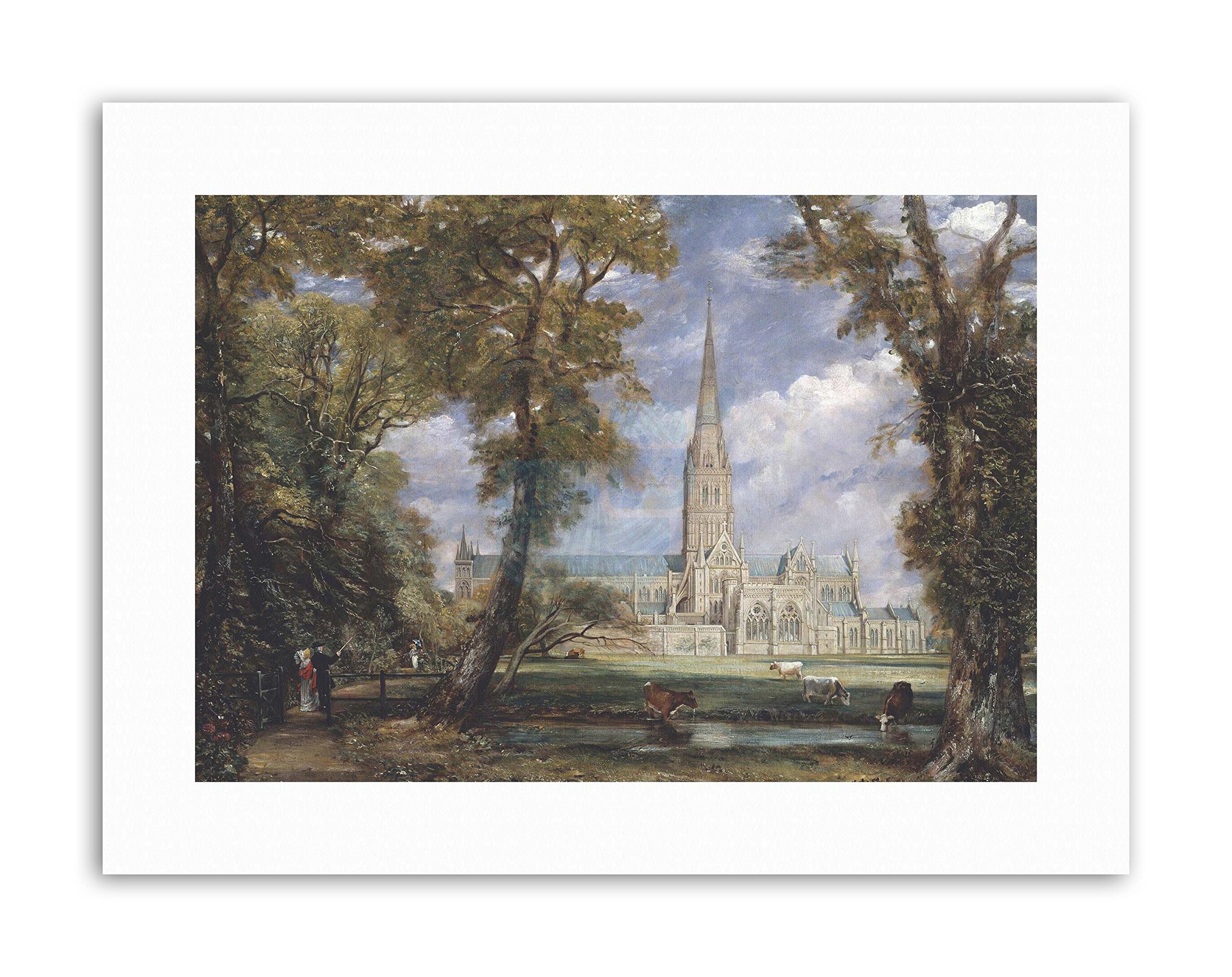 Wee Blue Coo John Constable Salisbury Cathedral Bishops Gard Canvas Art Prints