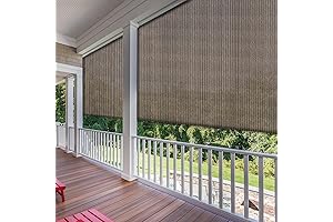 12 Ft Wide Roller Sun Shades Outdoor Patio